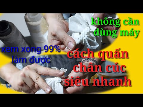 #1 cách quấn chân cúc siêu nhanh không cần dùng máy | hướng dẫn cách quấn chân cúc siêu nhanh Mới Nhất