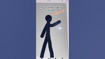 How to animate walking stickman #art #drawing #animation #shorts #flipaclip