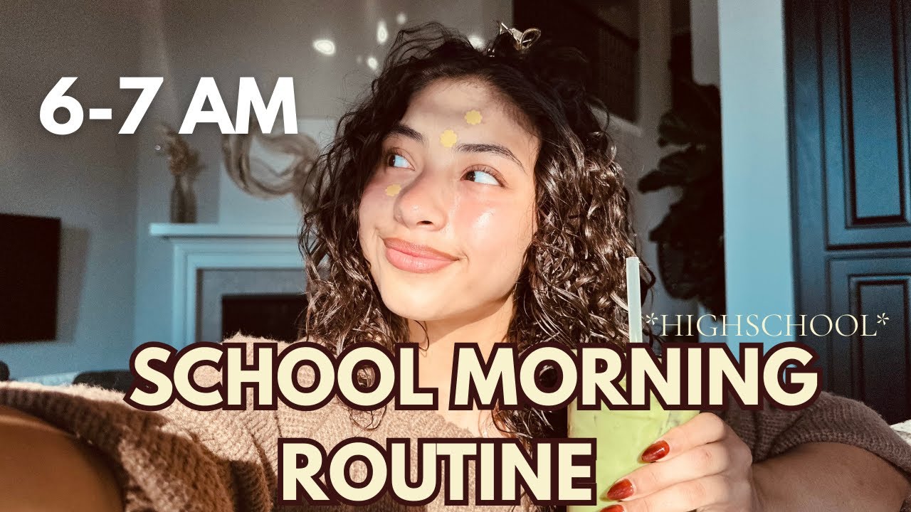 6-7am 🕰️ [realistic] HIGH SCHOOL MORNING ROUTINE!!!  