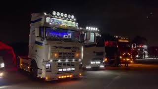 Truck Light Show. Световое шоу грузовиков. TruckFest осень 2021