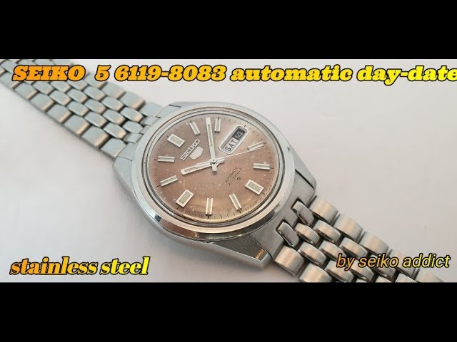 SEIKO 5 6119-8083 automatic from 1972' - YouTube