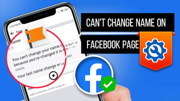 How To Change Facebook Page Name on iPhone | Fix Can