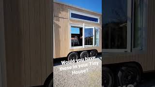 would you have these windows &amp; doors in your tiny house? #tinyhouse #tinyhousetrailer #tinyhome