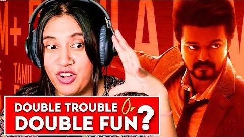 The GOAT (Official Trailer) REACTION | Thalapathy Vijay | Ashmita Reacts Reviews