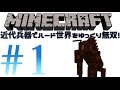 【Minecraft】近代兵器でハードコア世界をゆっくり無双!part1【工業modとDivineRPG】