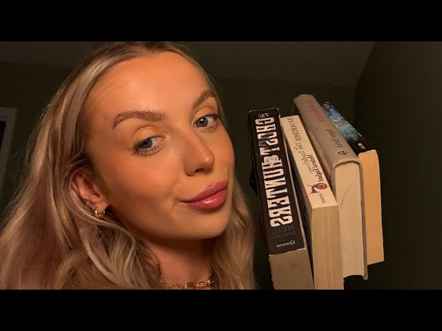 ASMR what am I reading / book show and tell