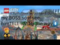 LEGO CITY UNDERCOVER hiding from the POLICE