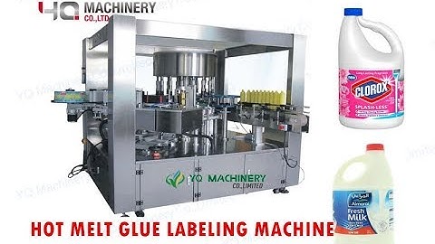 New model Hot melt glue labeling machine price for rotary BOPP label applicator