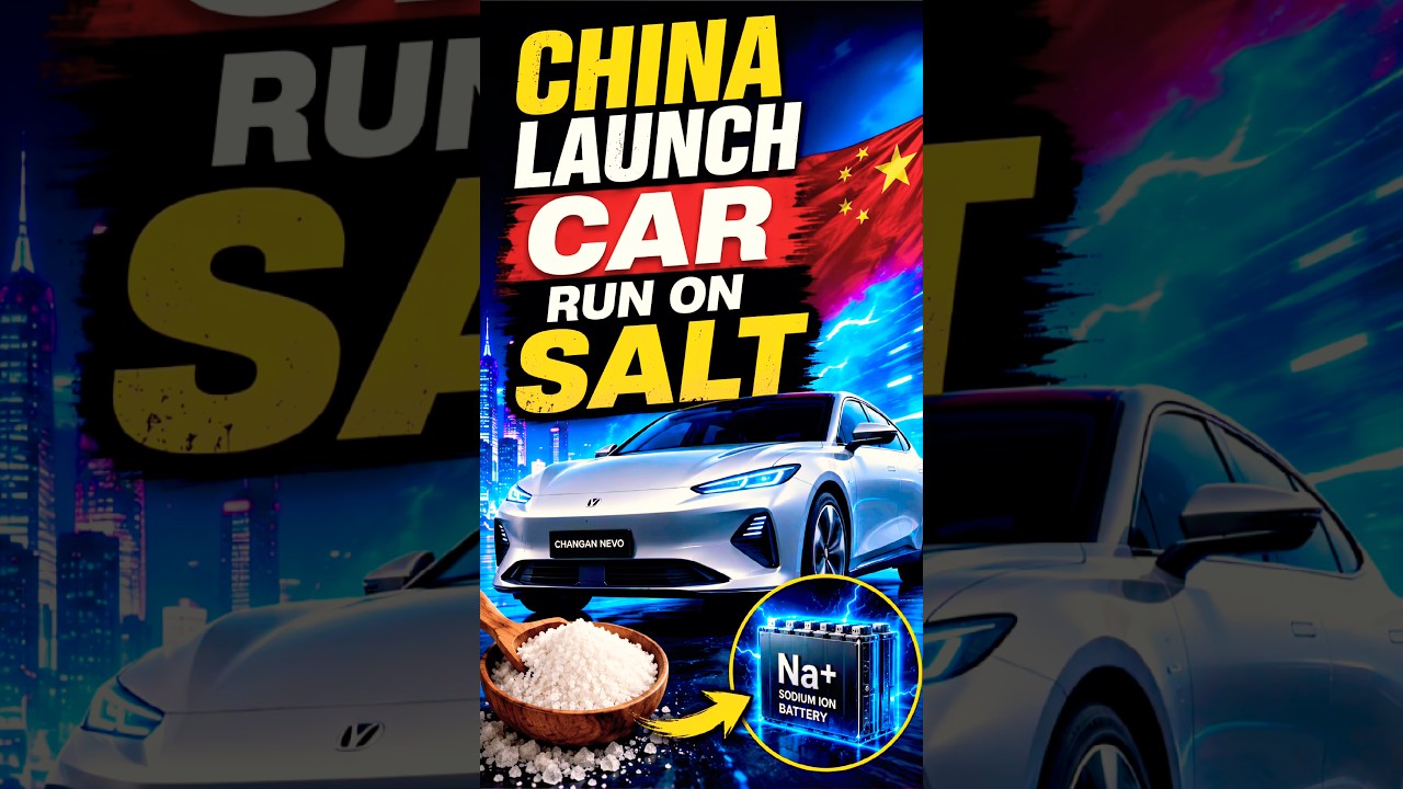 This Car Runs On SALT. Even Cheaper Than EV Car #automobile #car #ev