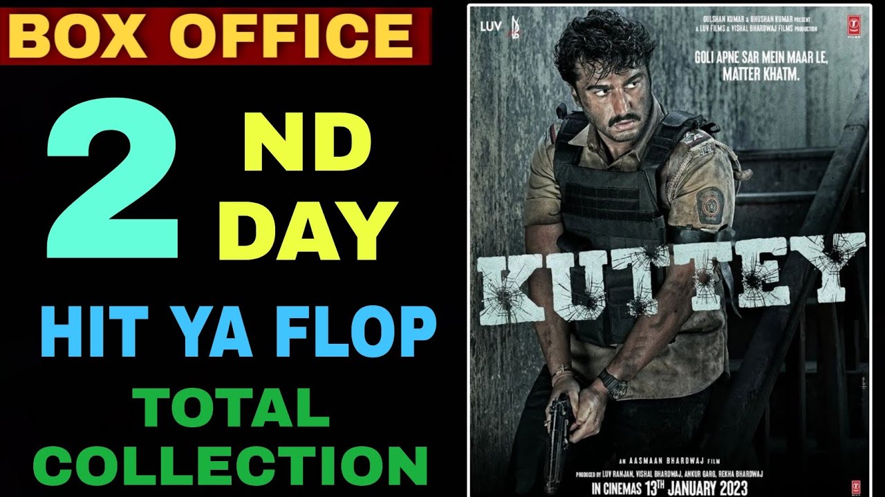 Kuttey Box Office Collection Day 2, Kuttey 1st Day Collection, Budget | Tabu, Arjun Kapoor