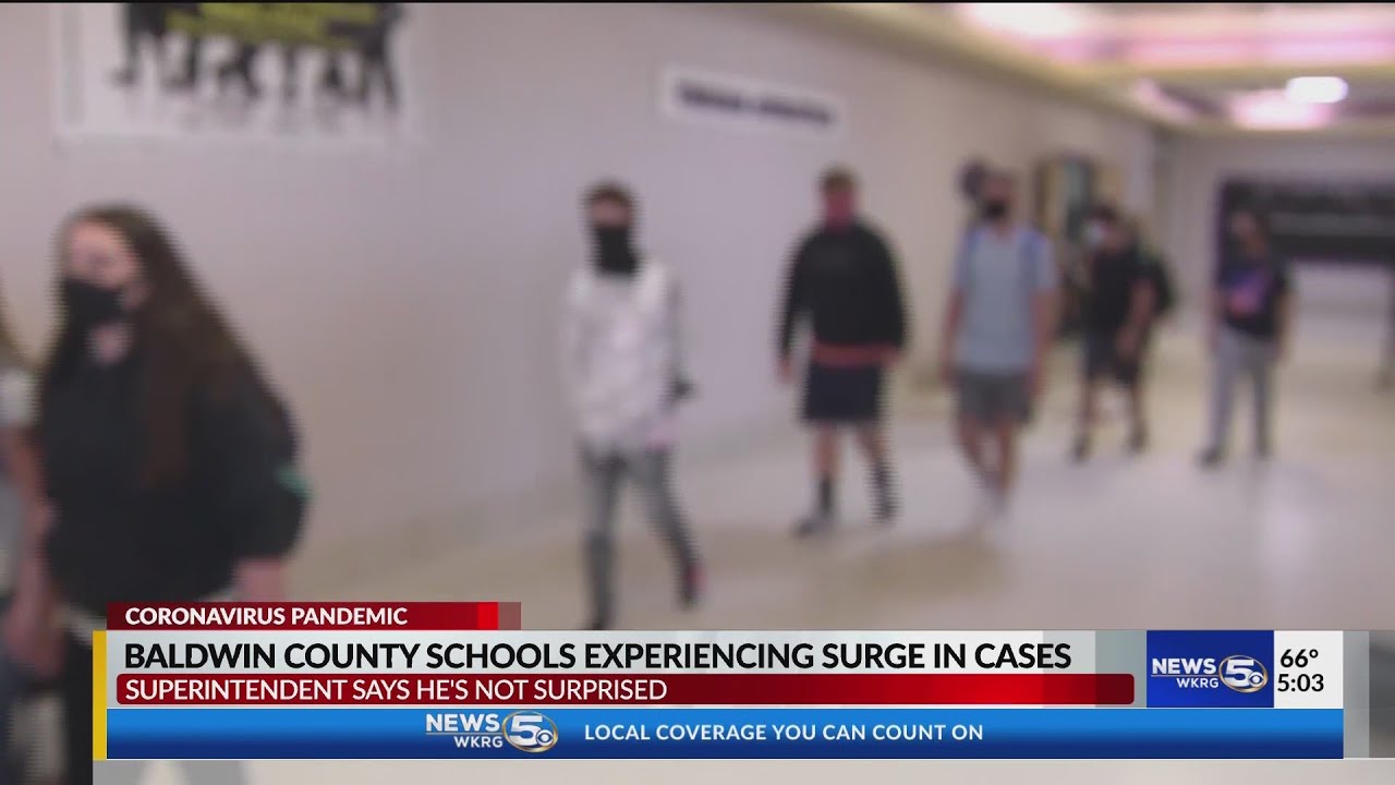VIDEO: COVID related absences rise in Baldwin County schools - YouTube
