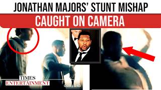 Jonathan Majors’ Stunt GOES WRONG: Actor Falls Through Window During Gun Scene, Drop CAUGHT ON CAM