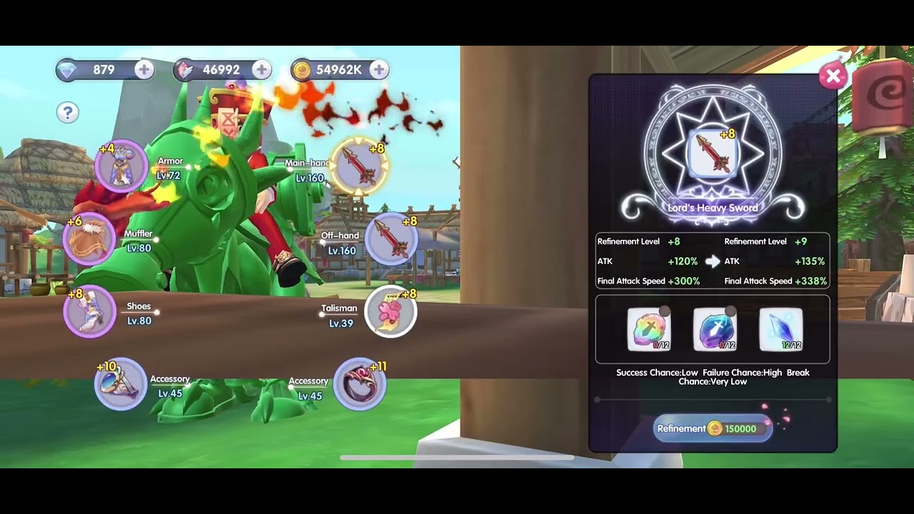 Rox quick refine 8-9 lol