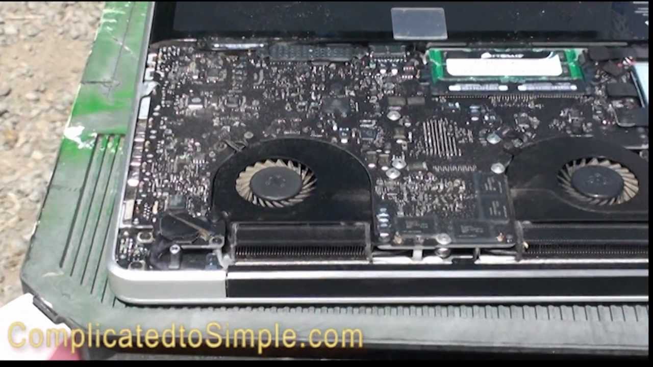 how to clean a macbook pro inside