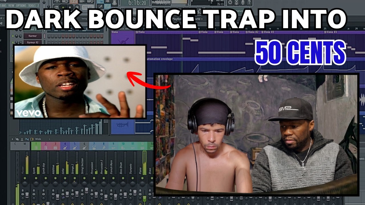 Just A Lil Bit 50 Cents Into BOUNCE DARK TRAP BEAT - YouTube