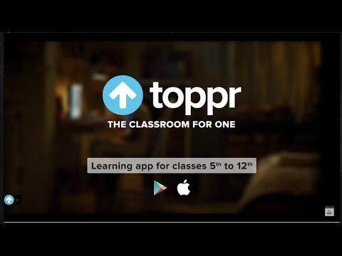 Toppr app for Classes 5th to 12th