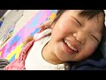 寝そうなあおいちゃんにこちょこちょ攻撃⭐︎やっぱり素敵な笑顔！あおいちゃん★