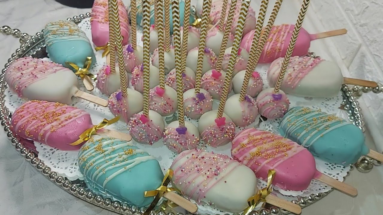 تحضير بوب كيك وماغنوم كيك لأعياد الميلاد والحفلات بأسهل طريقة Magnum cake et Pop cakes