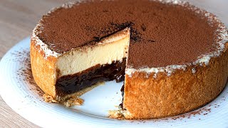 Una locura de tarta! Tarta de queso y chocolate crujiente por fuera, tierna como una nube por dentro screenshot 4