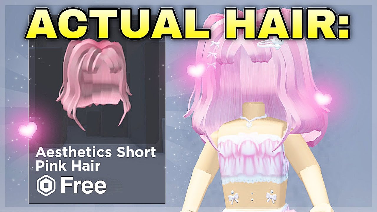 GET THIS FREE NEW PINK HAIR NOW IN ROBLOX 😍🤩 