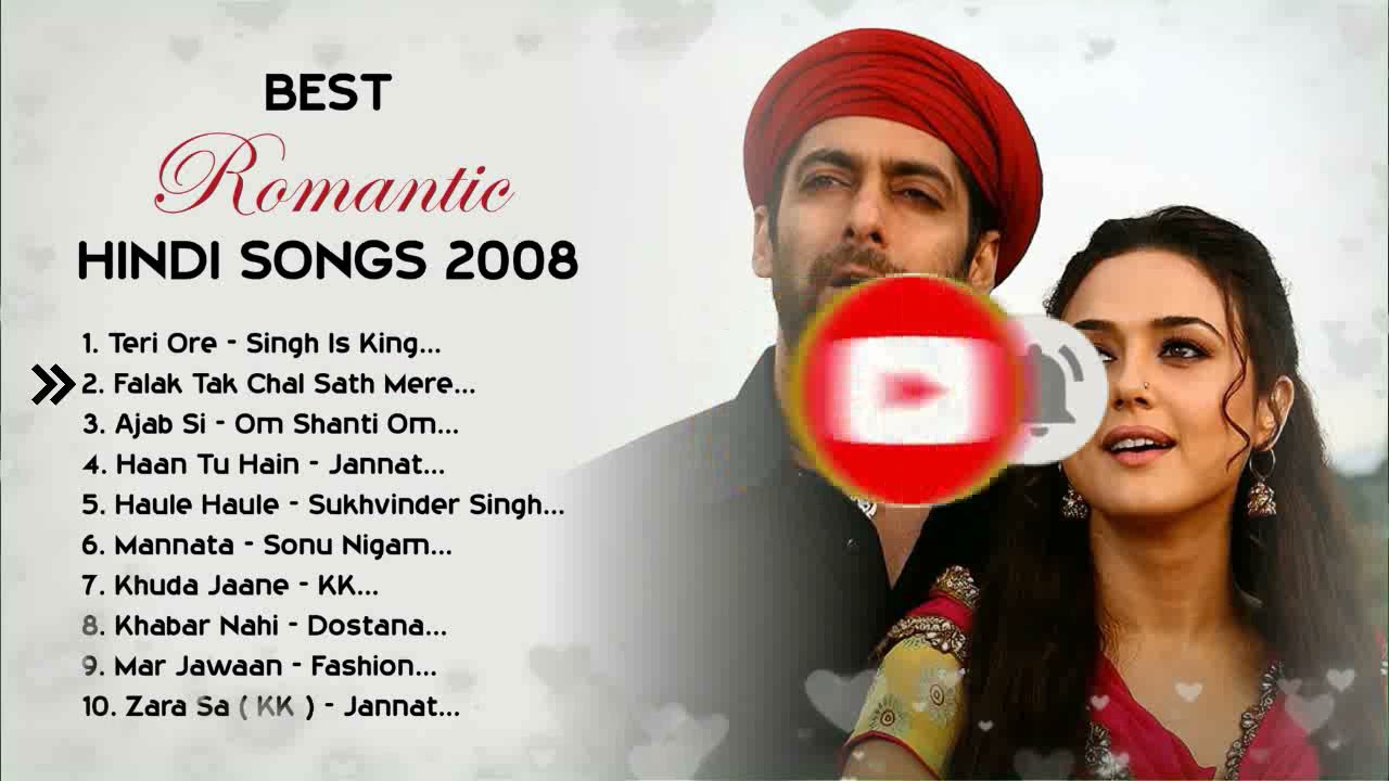  2008 LOVE  TOP HEART TOUCHING ROMANTIC JUKEBOX  BEST BOLLYWOOD HINDI SONGS  HITS COLLECTION