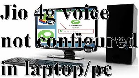 jio 4g voice not configured in pc/laptop with jiofi blue stack problem