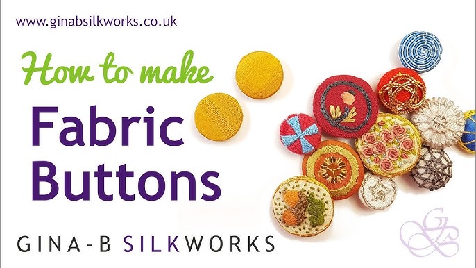 How to Make Snap Together Fabric Buttons 