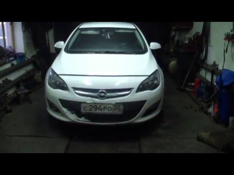 OPEL ASTRA установка котла подогрева двс