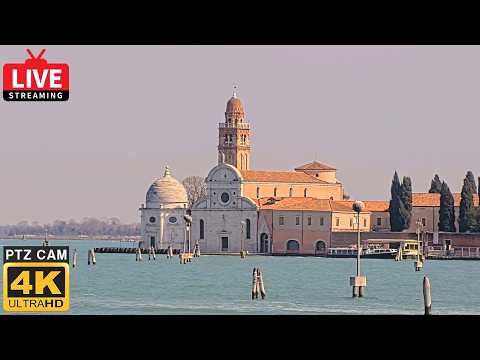 Venice Lagoon Live Cam – San Michele & Murano — Venice, Veneto live camera thumbnail
