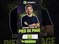 Comment faire un pied de page sur Affinity ? (automatique sur toutes les pages)
