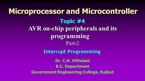 AVR Interrupt Programming (External Interrupts)