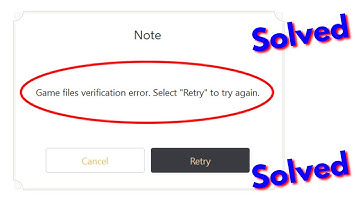 Fix genshin impact game files verification error select retry to try again