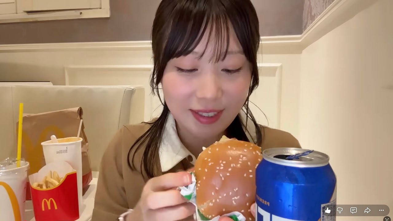 韓国🇰🇷限定マックで乾杯🍻🍔