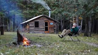 Martin's Old Off Grid Log Cabin #50 Peaceful Times Off the Grid