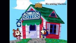 Animal Crossing Gamecube Able Sisters no Sewing Machine