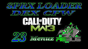 MW3 SPRX LOADER 23 Non host/host Menus 3 Spec Ops Menus For DEX / CFW / PS3 (2020)