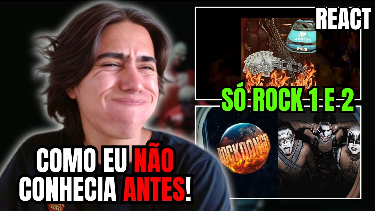 REACT SÓ ROCK 1 E 2 - COMO EU NÃO CONHECIA?! Amaral React