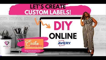 DIY Time! Design and Print Your Own Labels Demo with Avery Template