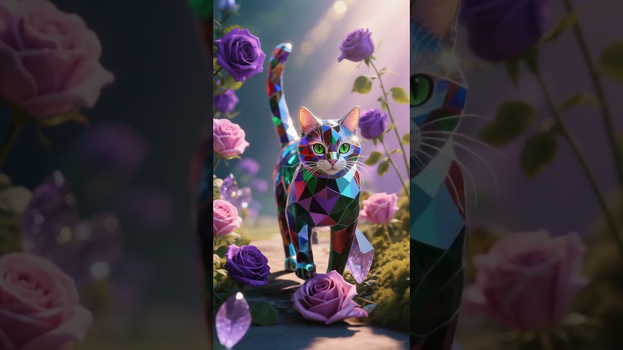 Cat + Gemstones = Walking “Diamond Cat”! Mind-Blowing Animal-Gem Transformation Mag ✨ 