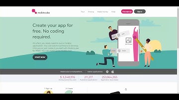 Create your own Android and iOS app without programming with Mobincube