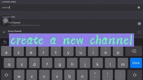 How to make a read only channel in discord!!! (Mobile)