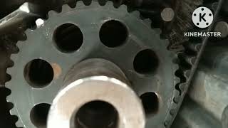 Mitsubishi L200 DiD-common rail replacement Balancer timing belt tutorial 😊 Mitsubishi L200 Timing Belt Change And Crank Sensor Part 1