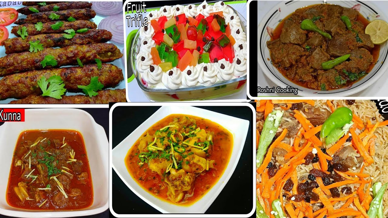 6 Bakra Eid Special Menu Recipes|Eid Ul Adha Complete Menu|Eid Special 6 Recipes|By Roshni Cooking