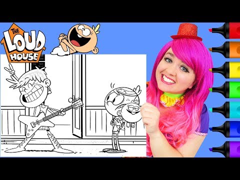 coloring-the-loud-house-luna,-lincoln-&-lily-coloring-page-prismacolor-markers-|-kimmi-the-clown
