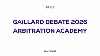 Gaillard Debate 2026: August Reinisch with N. Jansen Calamita