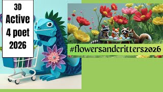 #flowersandcritters2026 Scrapdiva take out box WCD envelope box #3dactive4poer2026