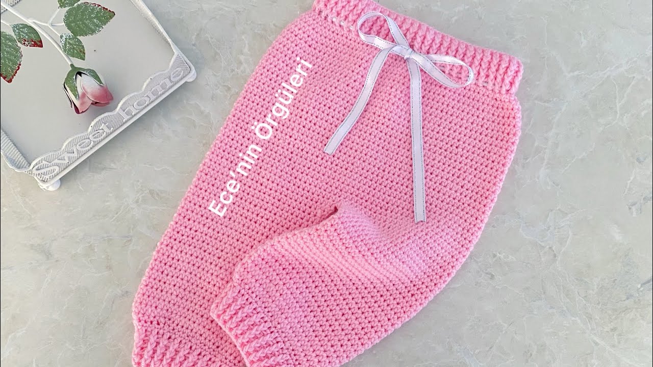 Crochet Pants for Girls and Boys /Kız ve Erkek Çocuklar için Tığ işi Pantolon/6-12 ay