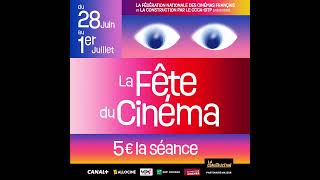 Fête du cinéma 2026 visuel animé