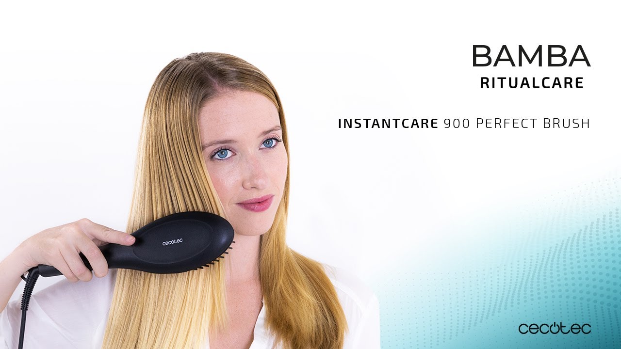 Cepillo alisador Bamba InstantCare 900 Perfect Brush - YouTube