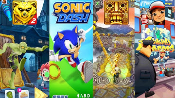 Subway Surfers Vs Temple Run 2 vs Spirit Run 2 vs Sonic Dash